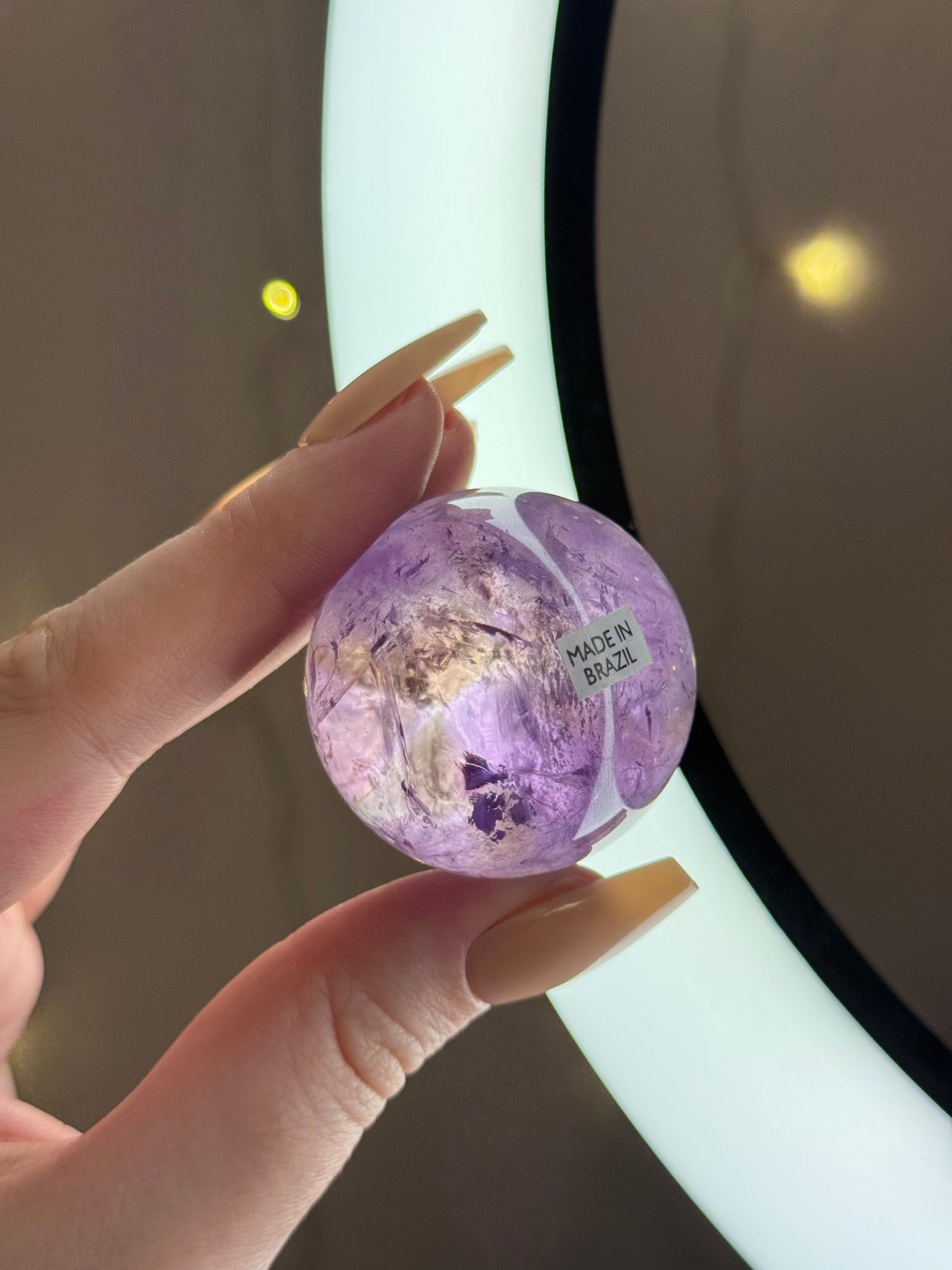 Ametrine Sphere 38