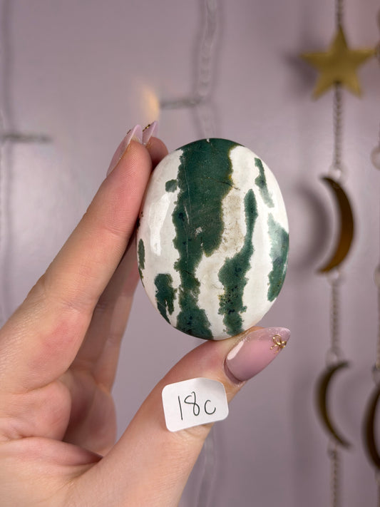 Green Sardonyx Palmstone- You Choose