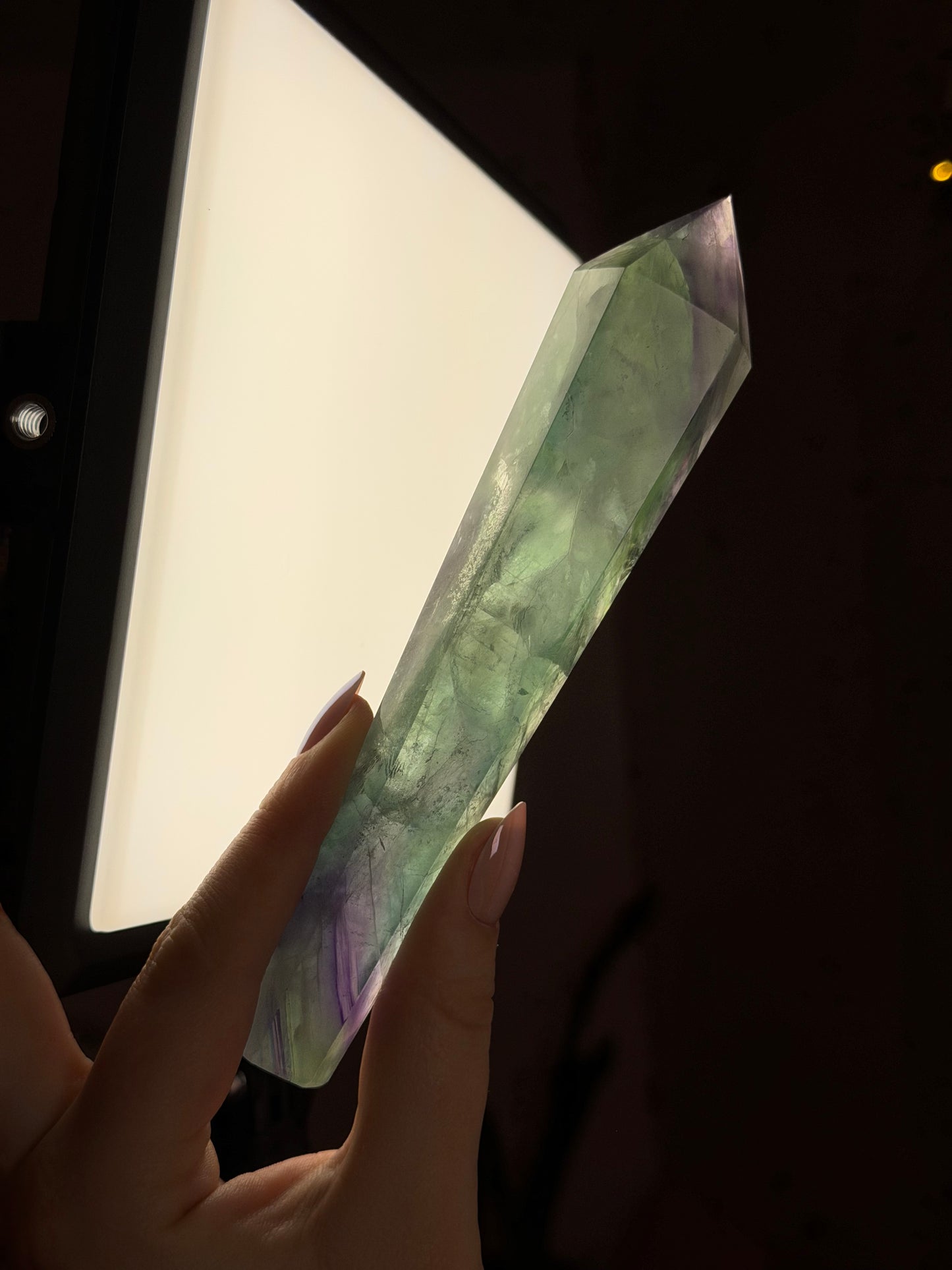 Fluorite Wand A (green/purple)