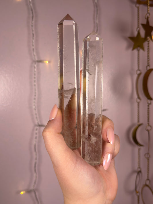 Mystery Clear Quartz Tower