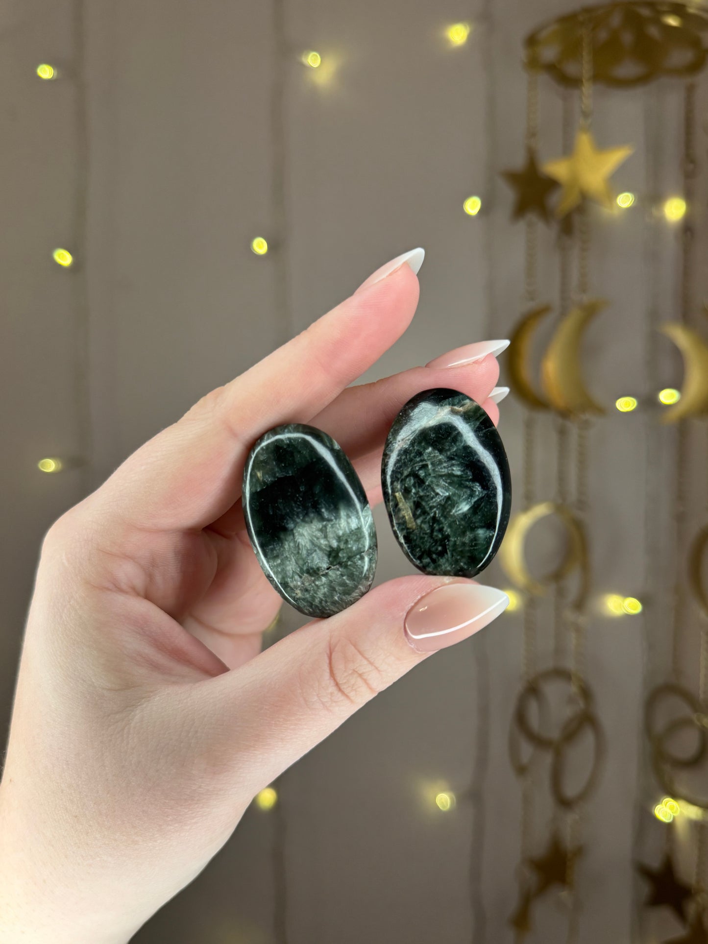 Seraphinite Mini Palmstone