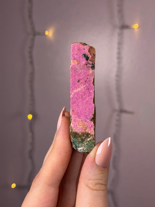 Cobalto Calcite x Malachite Specimen 20