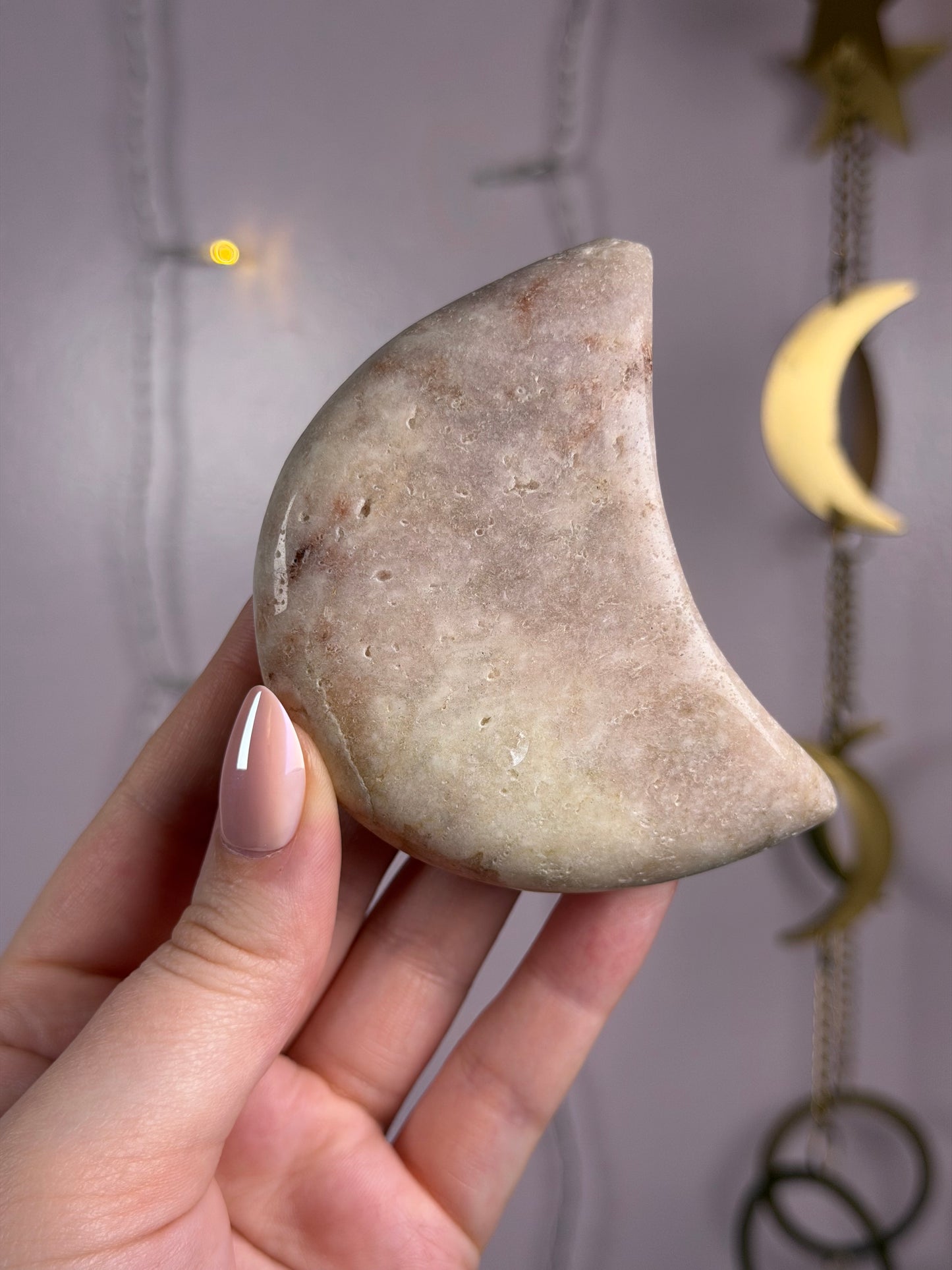 Pink Amethyst Moon B