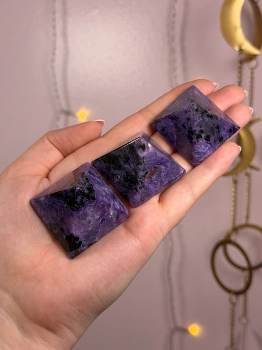 Mystery Charoite Pyramid