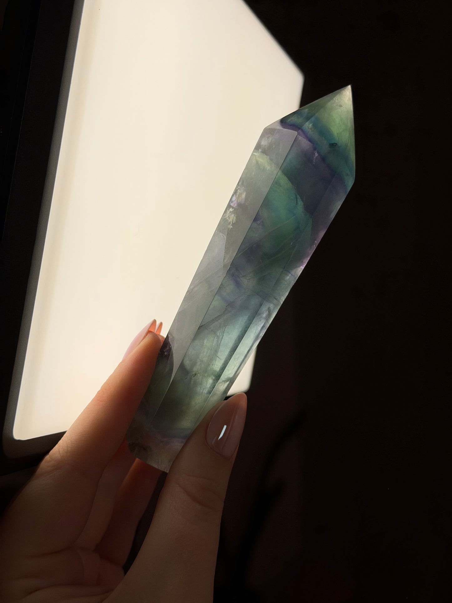 Fluorite Wand B (blue/green/purple)