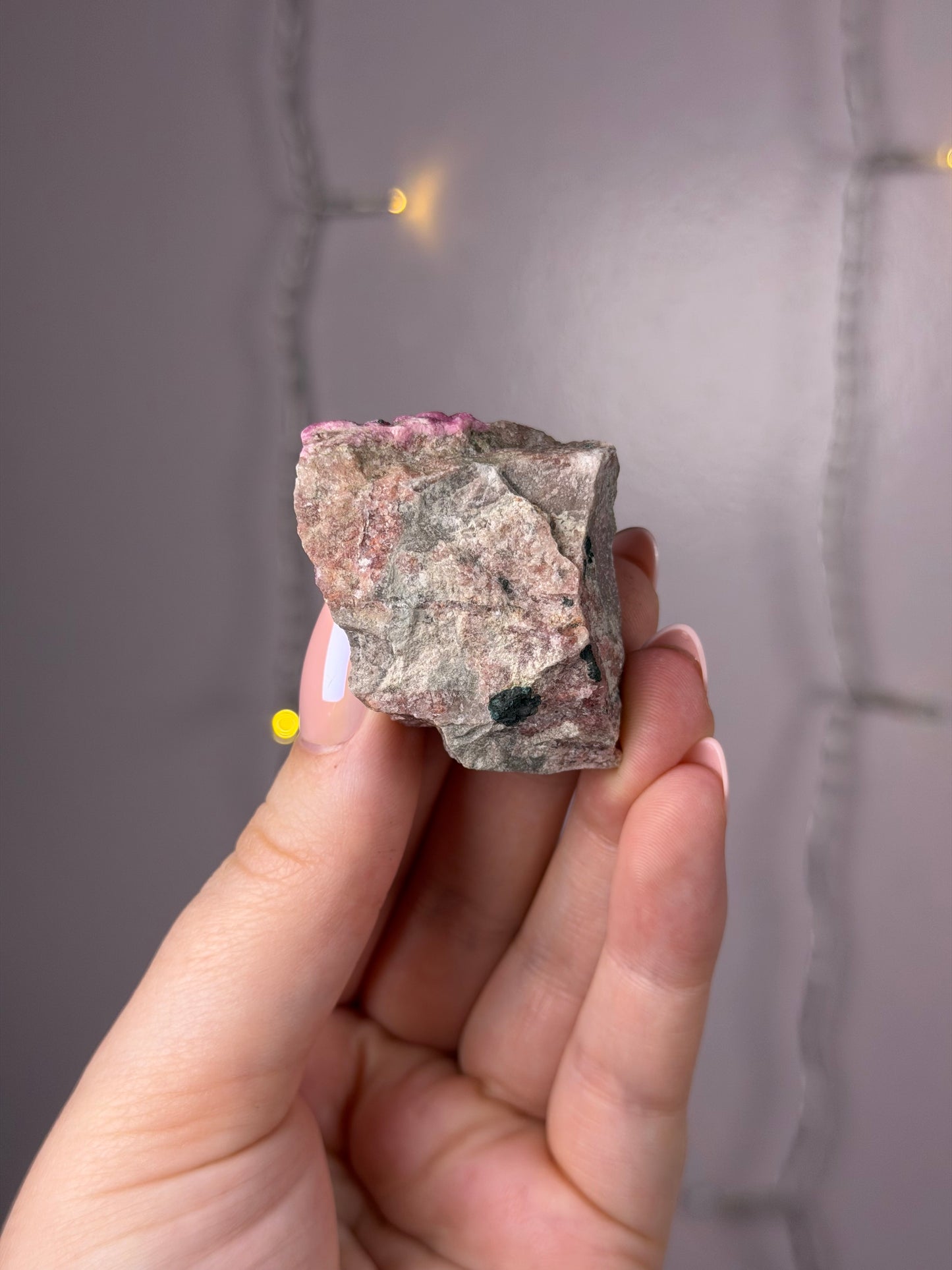 Cobalto Calcite x Malachite Specimen 10A