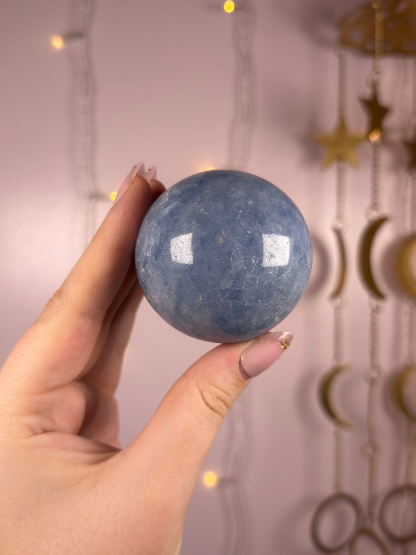 Blue Calcite Sphere