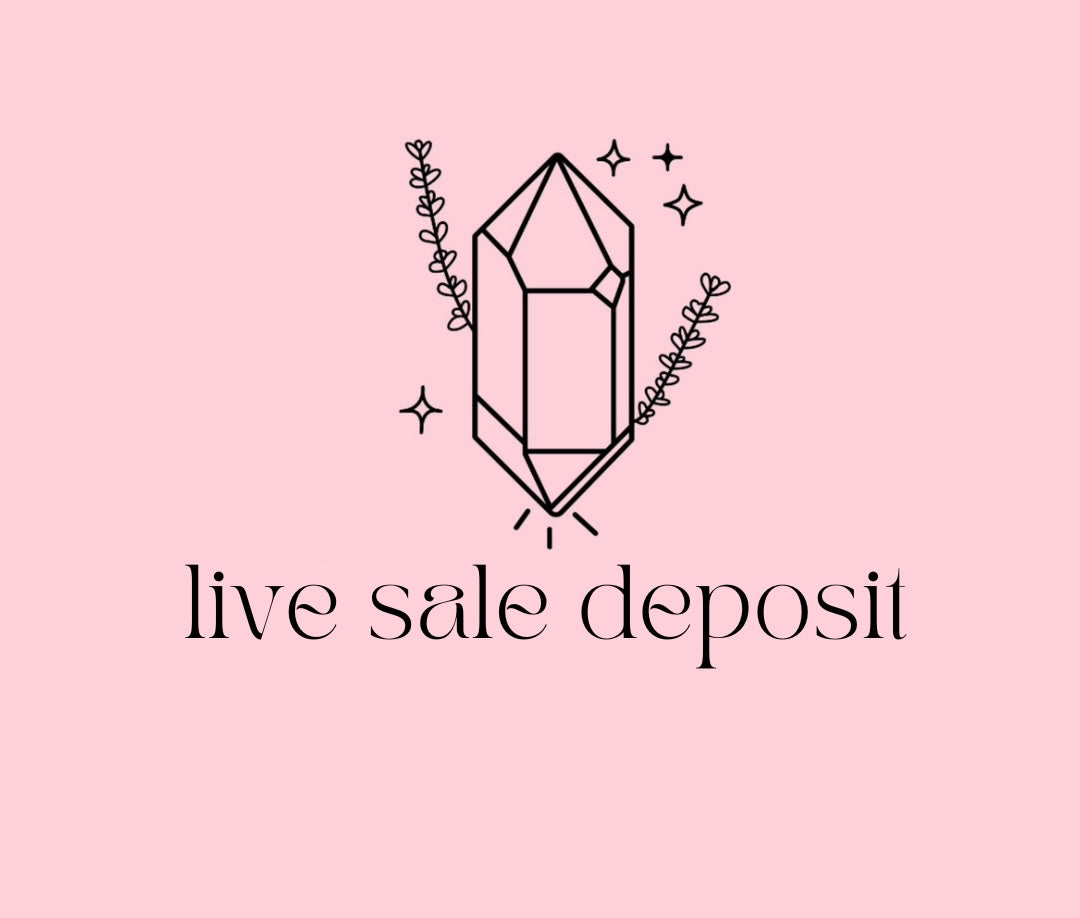 New Customer Live Sale Deposit: read the description!!