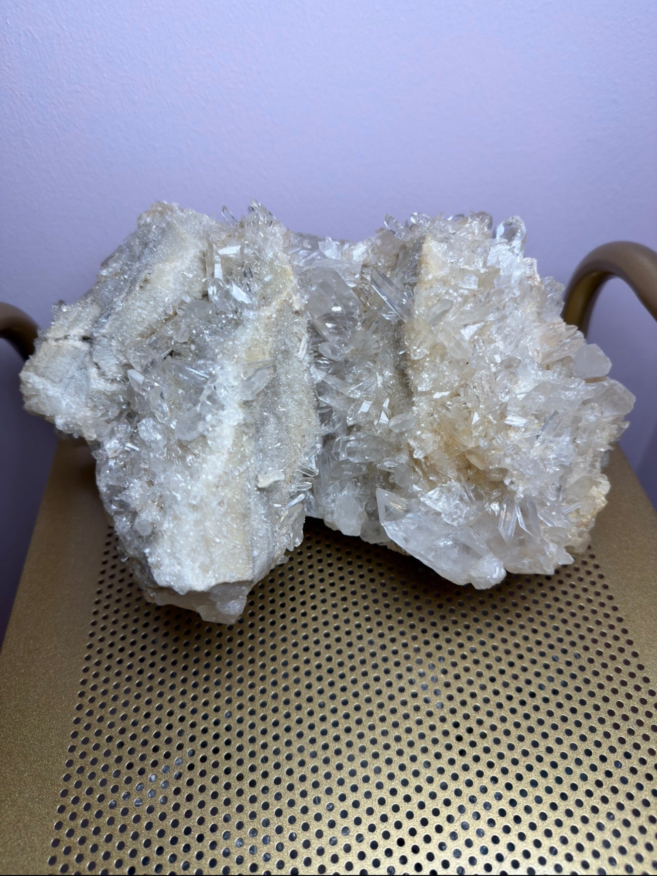 Stunning Collectors Piece Golden Nirvana Himalayan Quartz Cluster