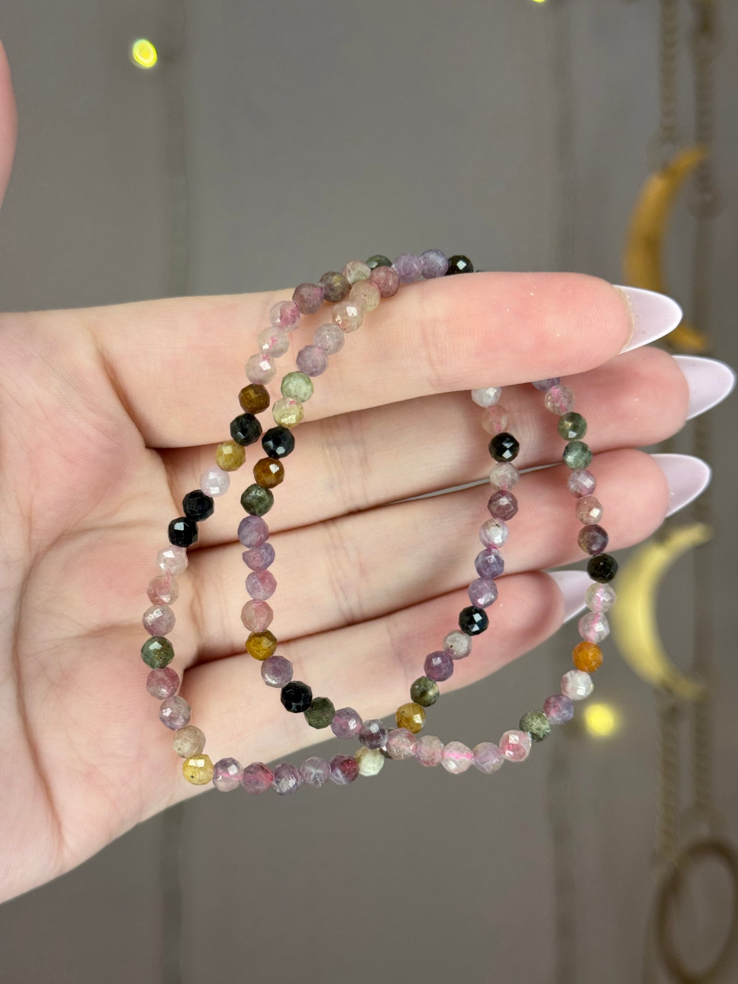 Faceted Watermelon Tourmaline Bracelet