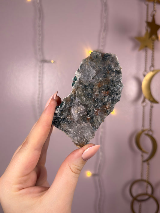 Blue/Green/Purple/Orange Amethyst Crust 5