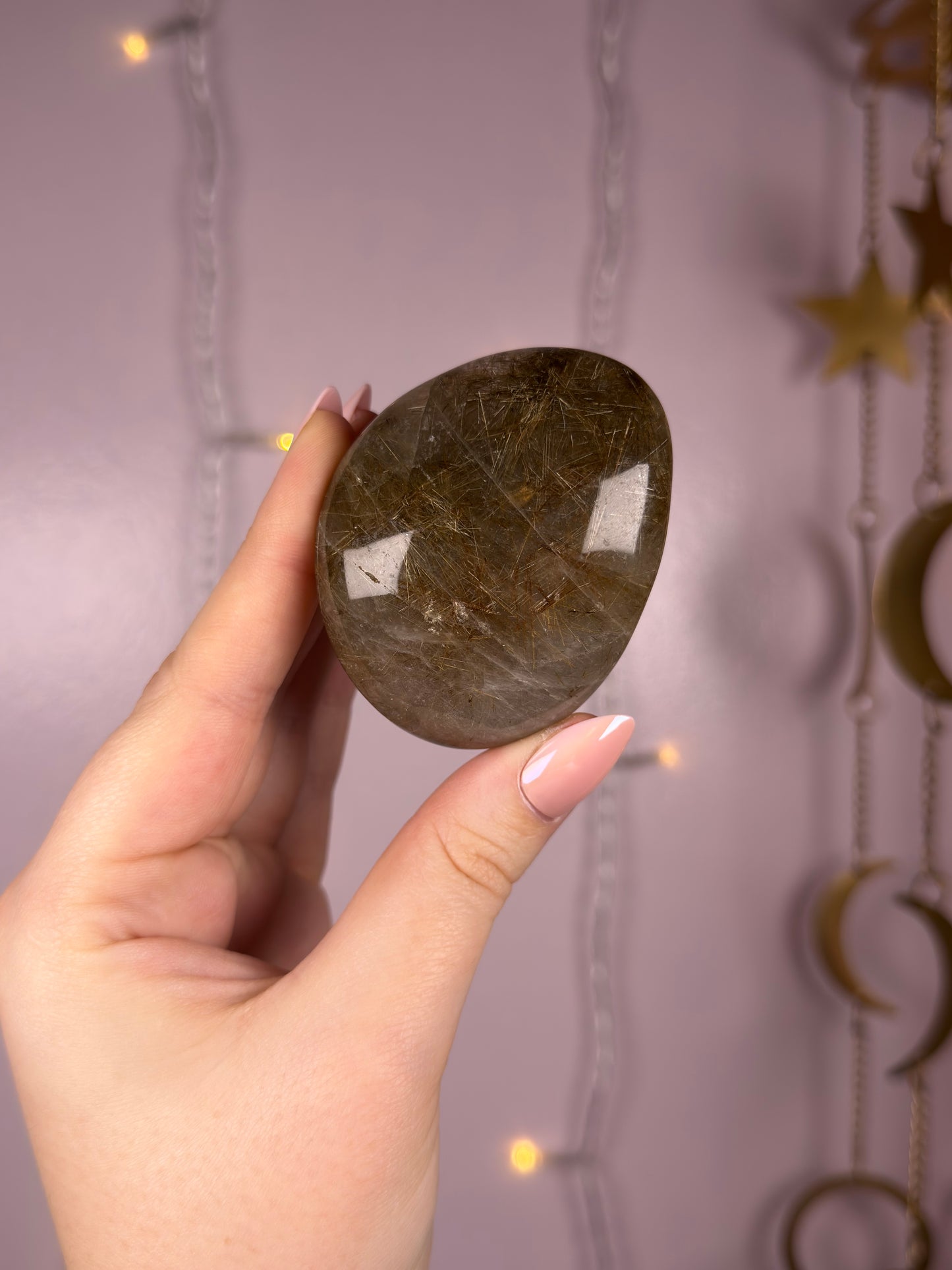 Dark Golden Rutile Lens