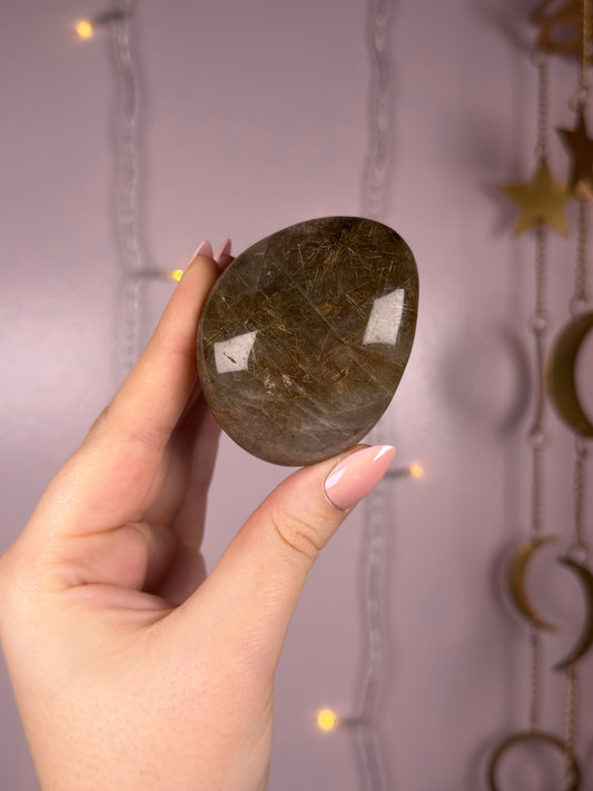 Dark Golden Rutile Lens