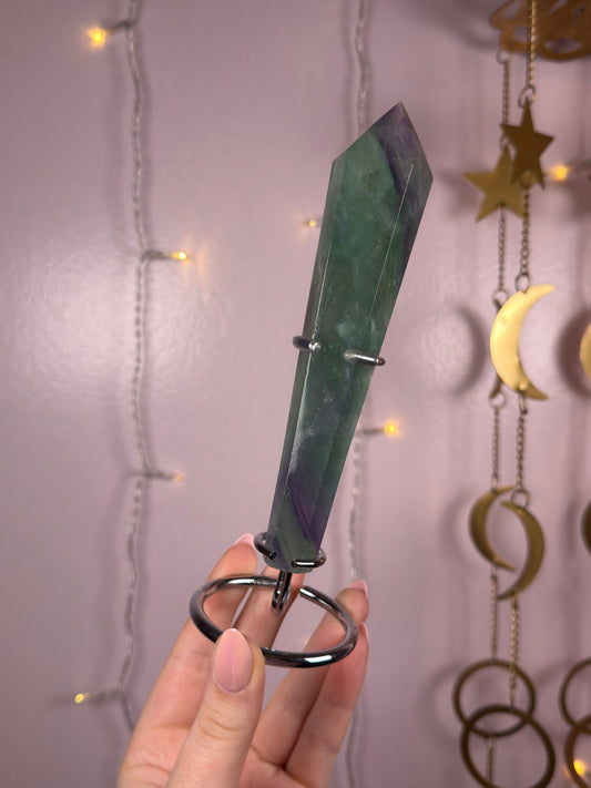 Fluorite Wand A (green/purple)