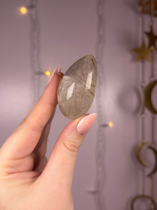 Gold/Silver Rutile Lens