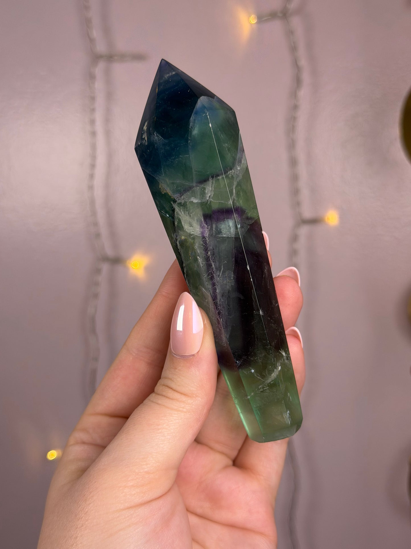 Fluorite Wand F (blue/green/purple)