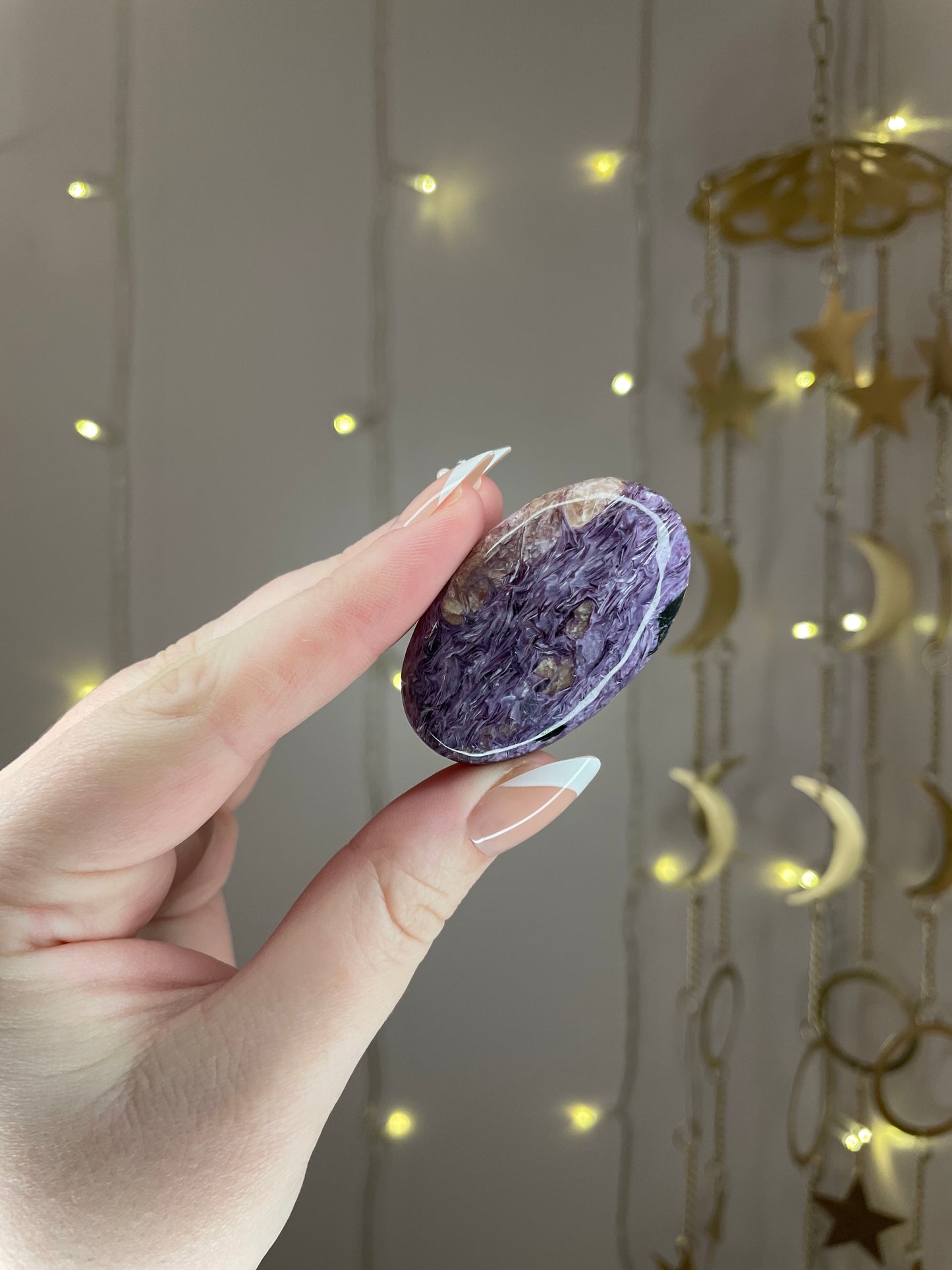 Charoite Palmstone