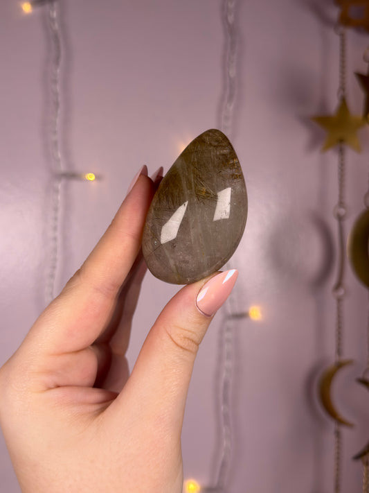 Gold/Silver Rutile Lens