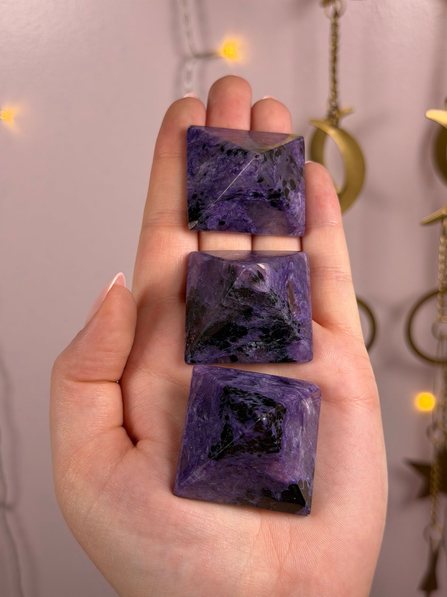 Mystery Charoite Pyramid