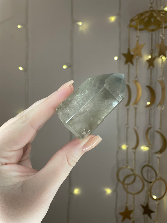 Brazilian Grey Lithium Quartz Tower A