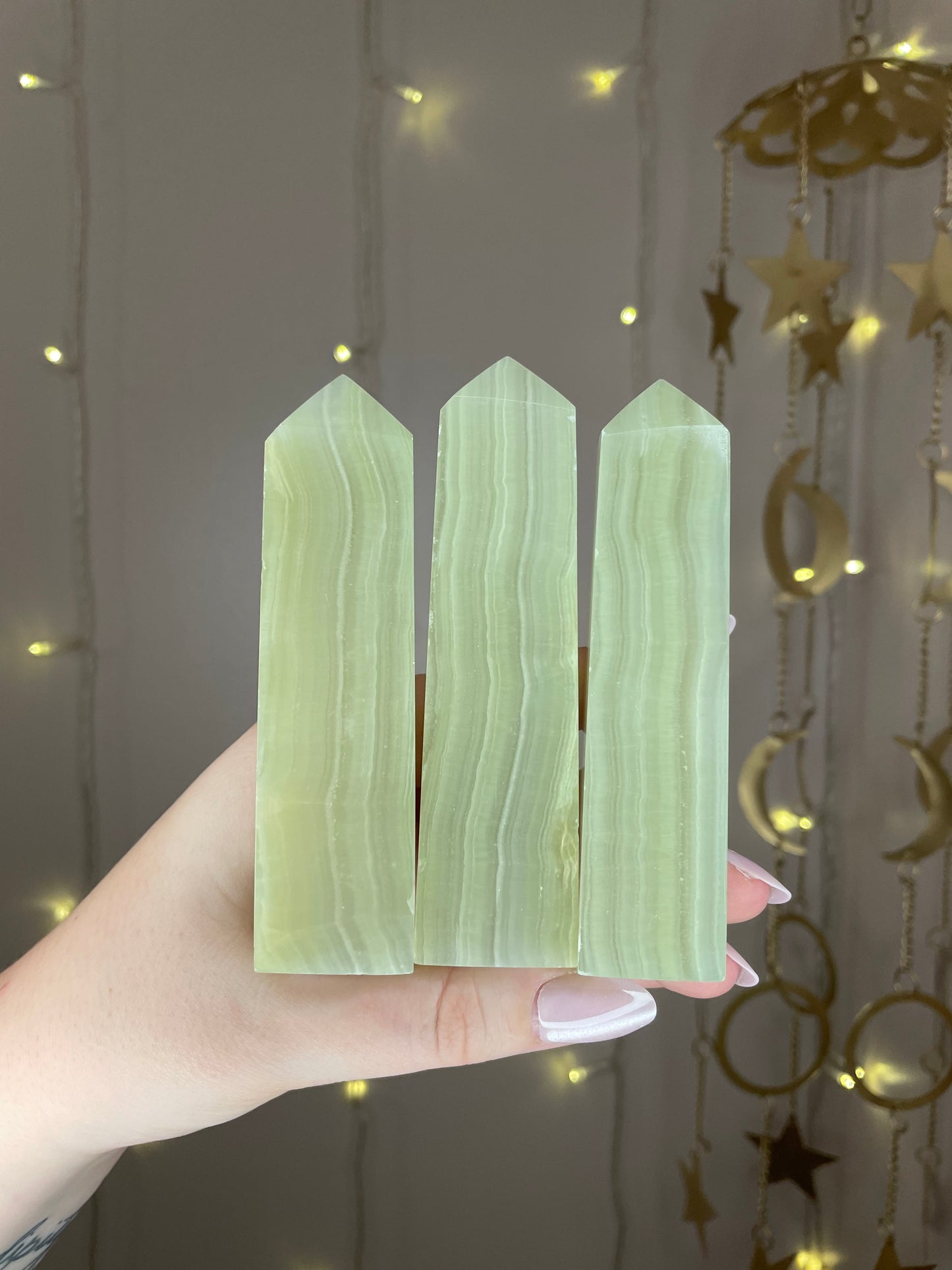 Mystery Green Calcite Tower