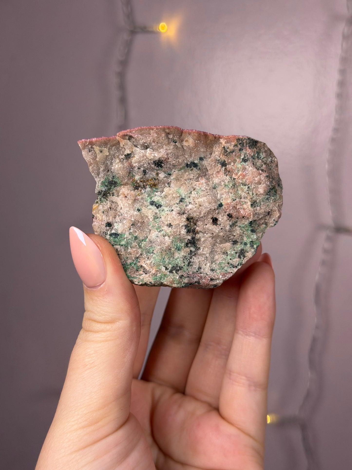 Cobalto Calcite x Malachite Specimen 34