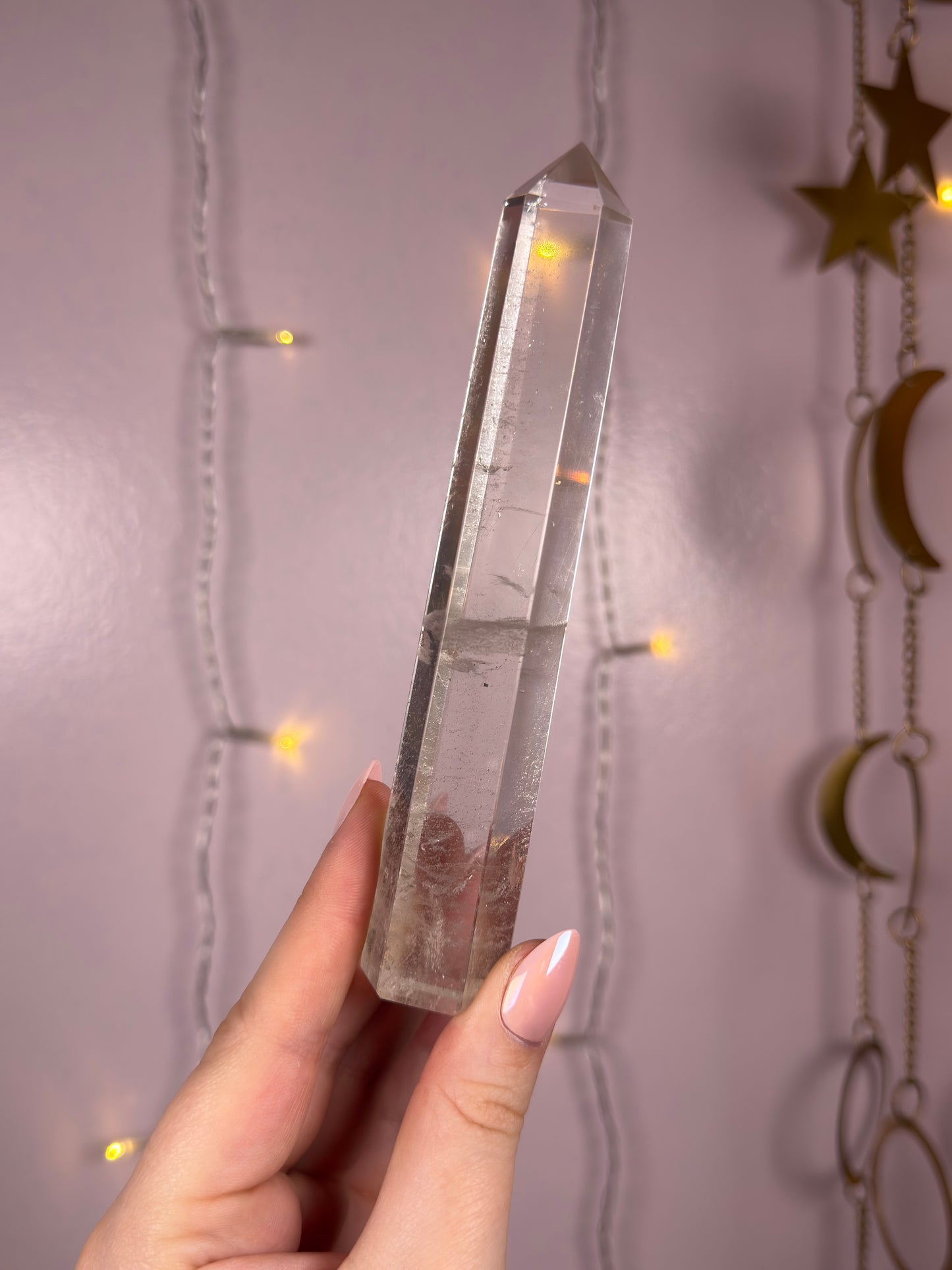 Mystery Clear Quartz Tower