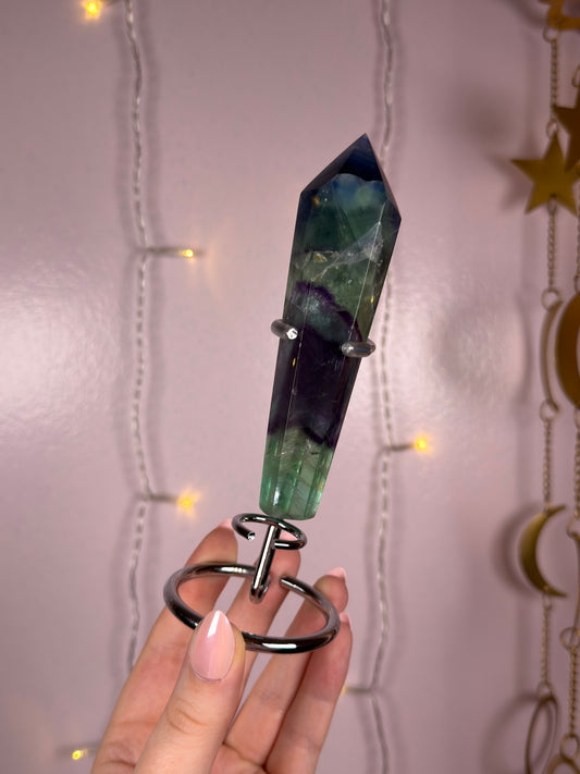Fluorite Wand F (blue/green/purple)