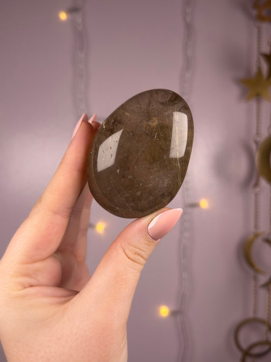 Smoky Golden Rutile Lens