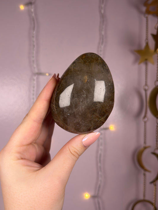 Deep Golden Rutile Lens