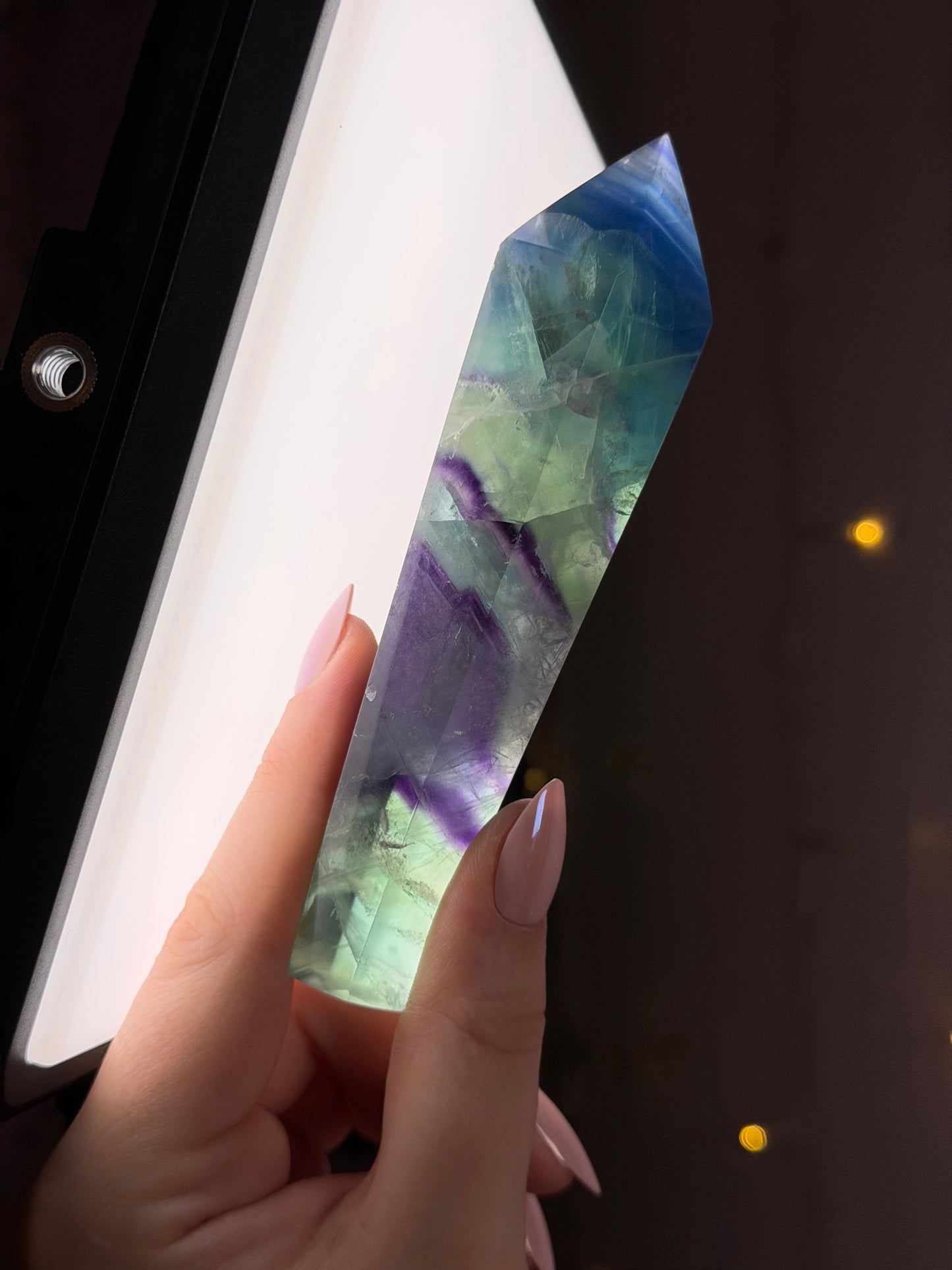 Fluorite Wand F (blue/green/purple)