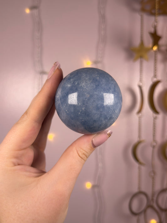 Blue Calcite Sphere