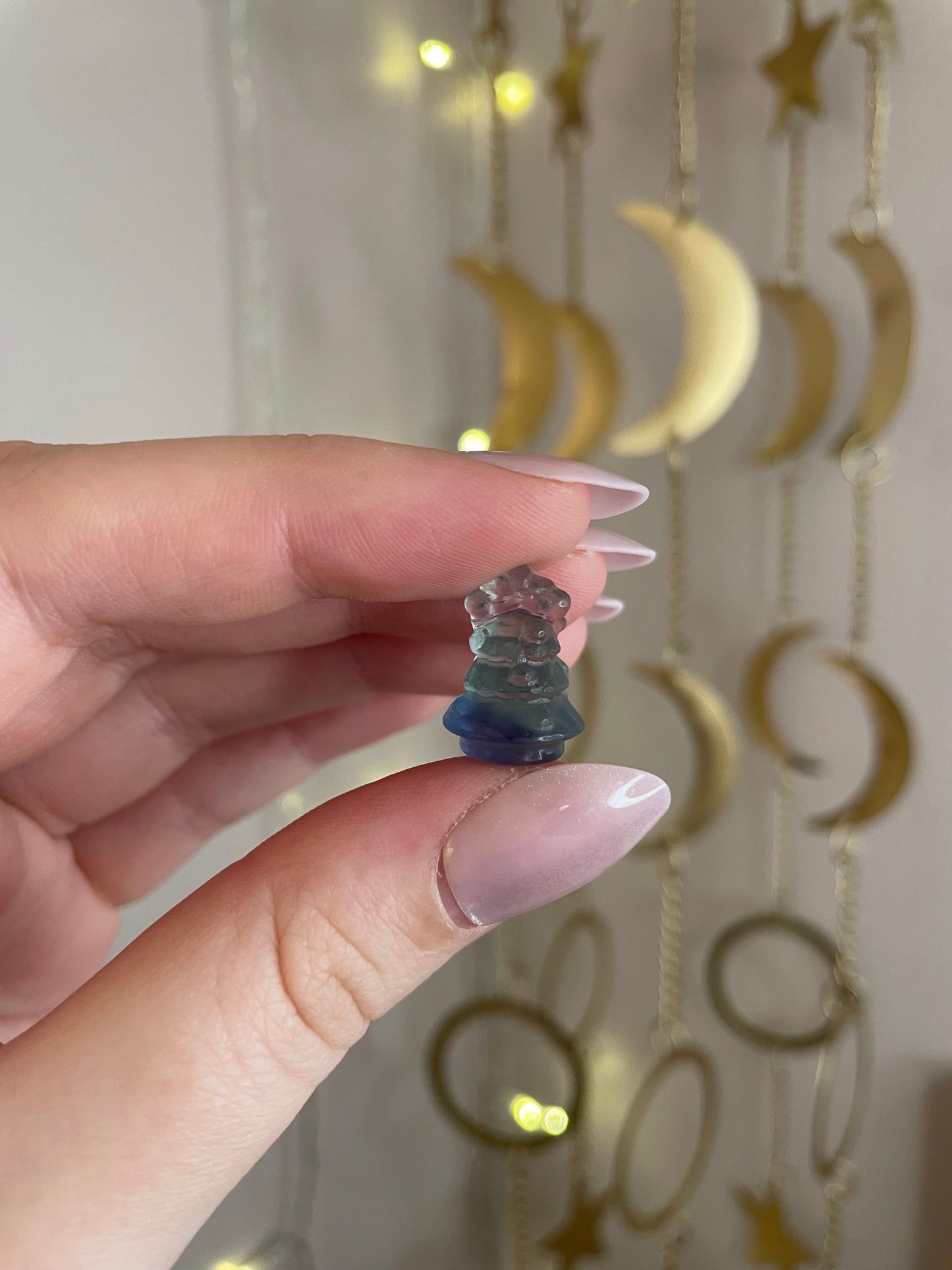 Mini Fluorite Holiday Carvings- You Choose