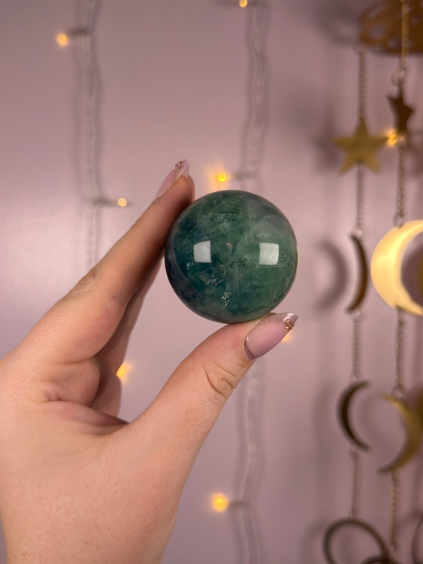 Blue/Green Fluorite Sphere