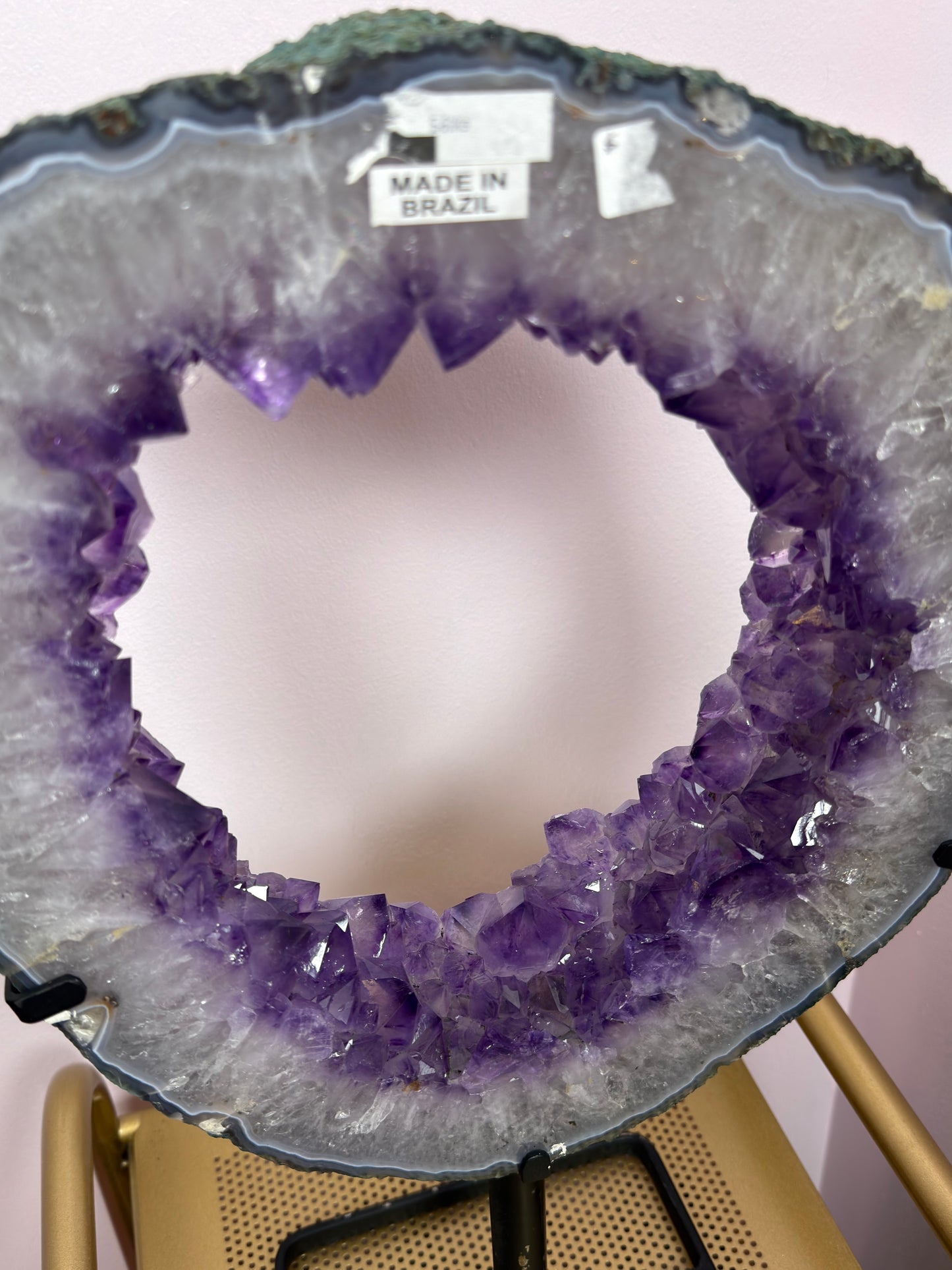 Huge Statement Amethyst Portal on Spinning Stand