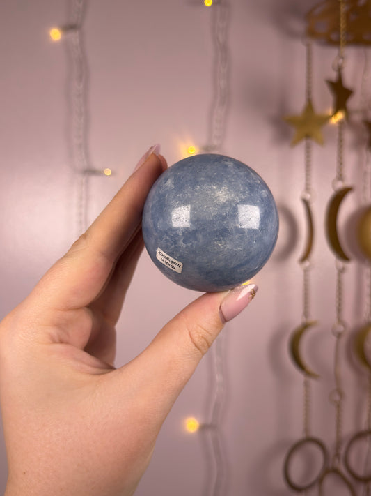Blue Calcite Sphere