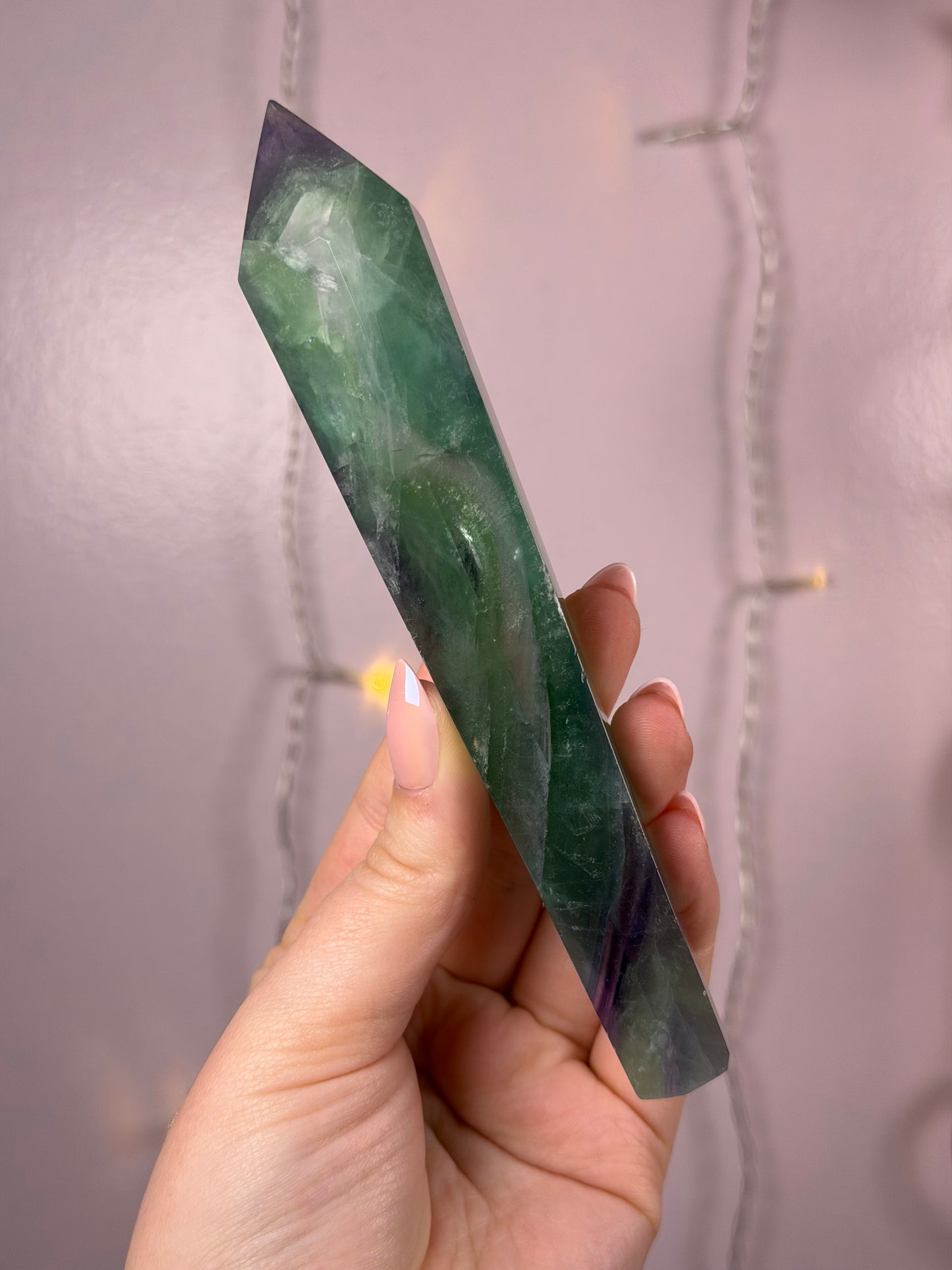 Fluorite Wand A (green/purple)