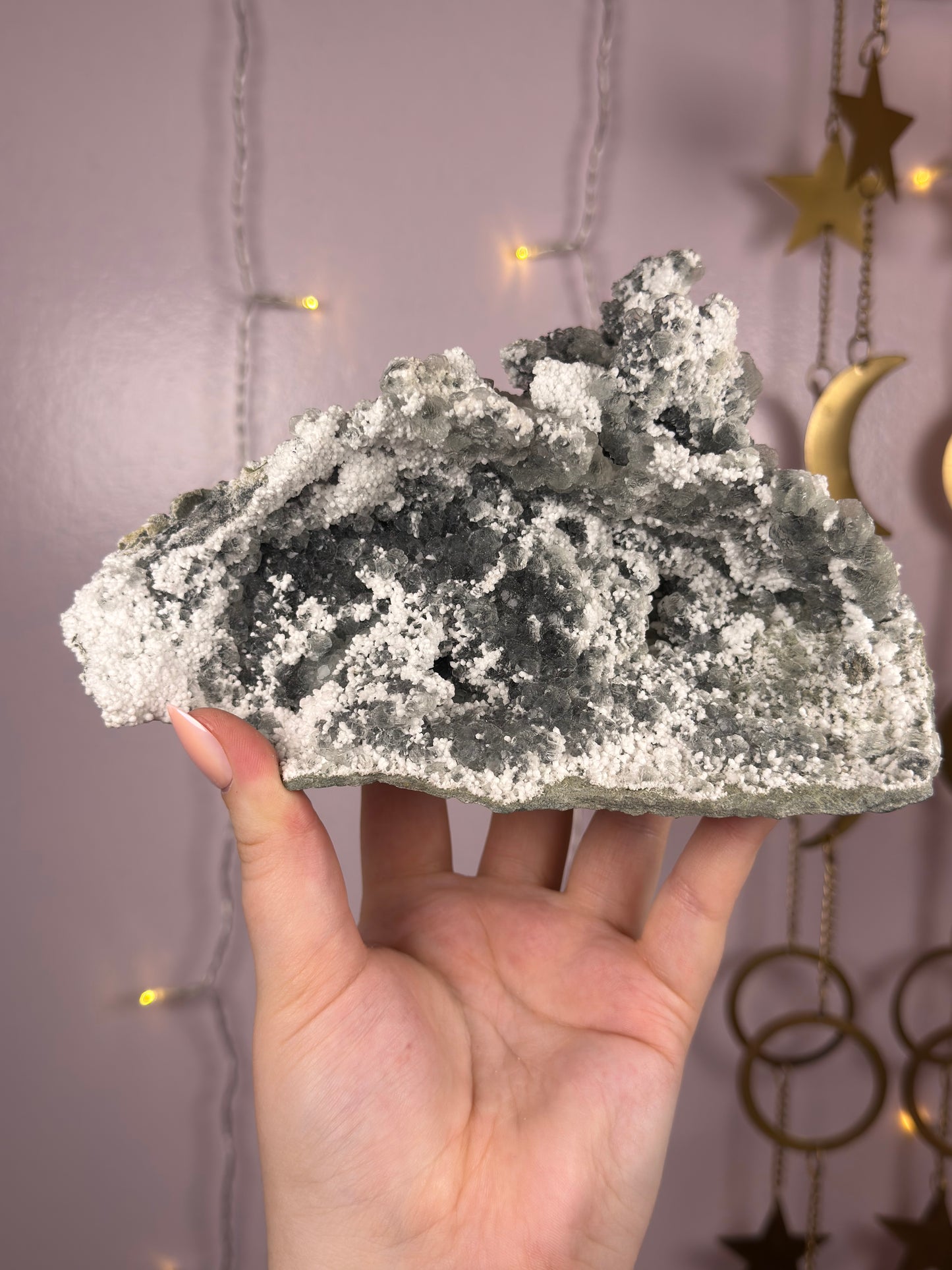 Collectors Piece Green Fluorite on Quartz & Calcite