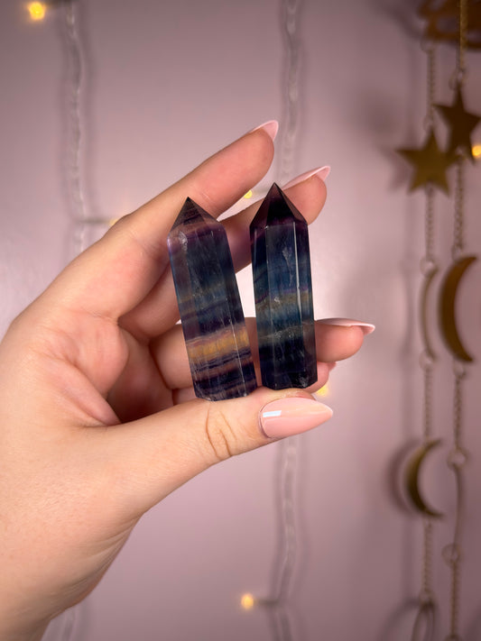 Mystery Banded Fluorite Tower