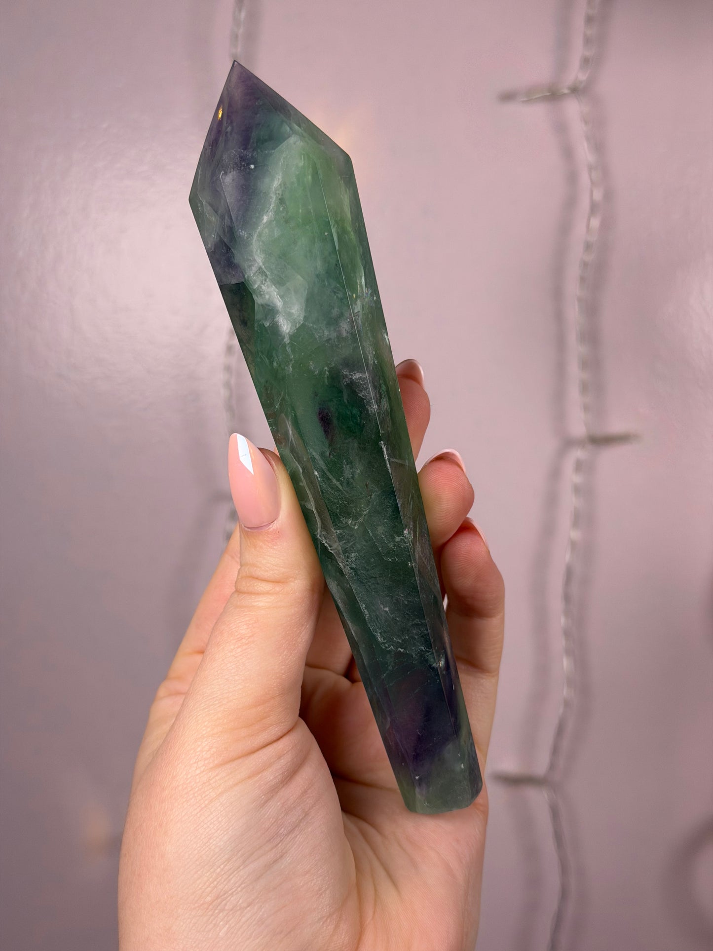 Fluorite Wand A (green/purple)