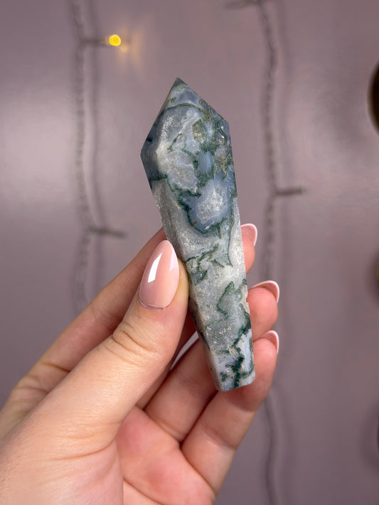 Moss Agate Wand B