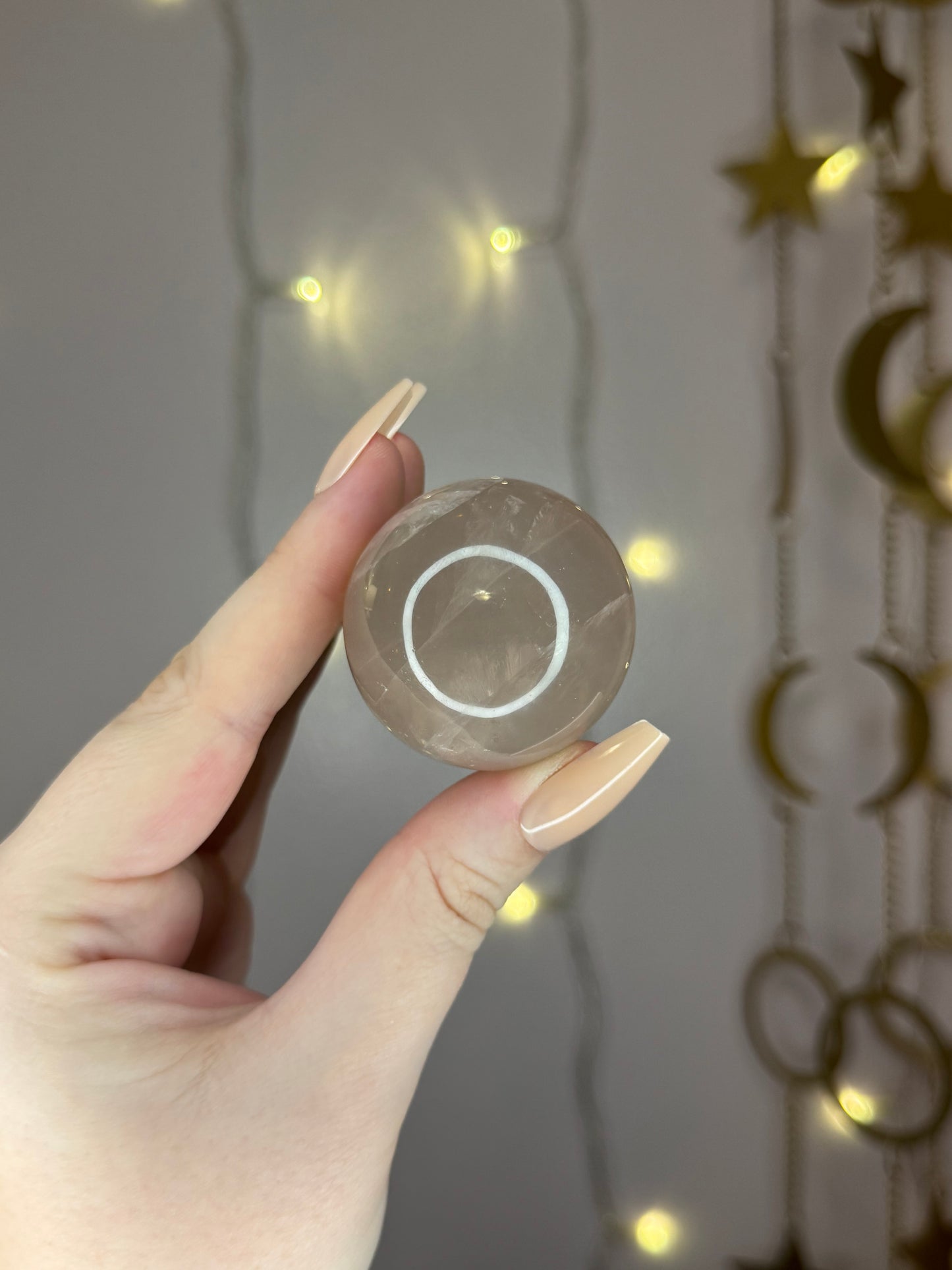 Star Rose Quartz Sphere 30