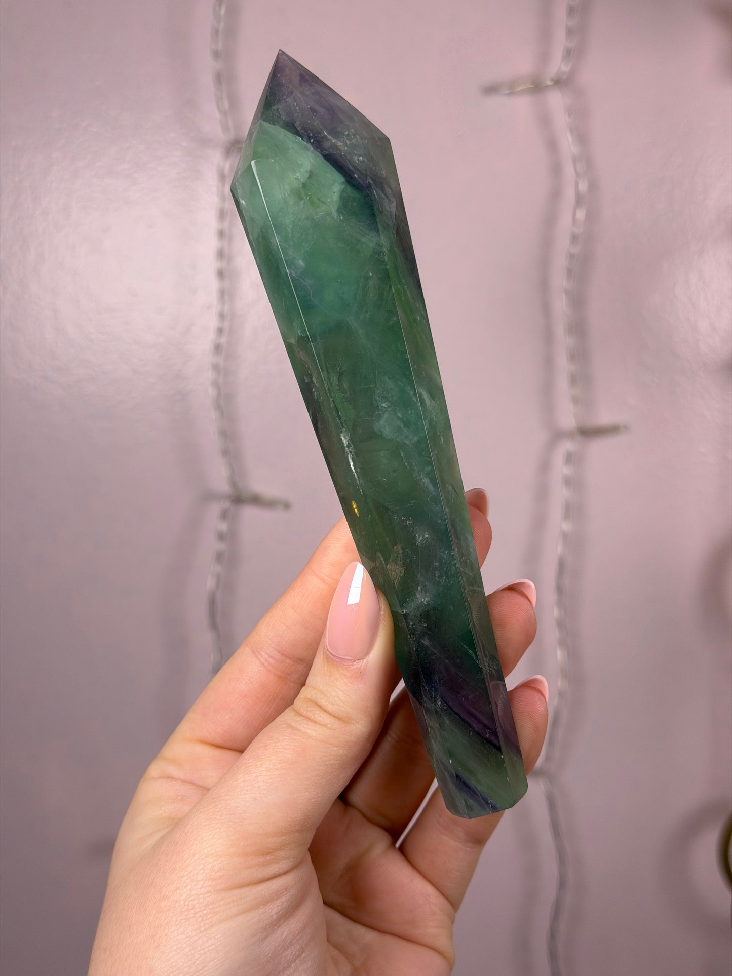 Fluorite Wand A (green/purple)
