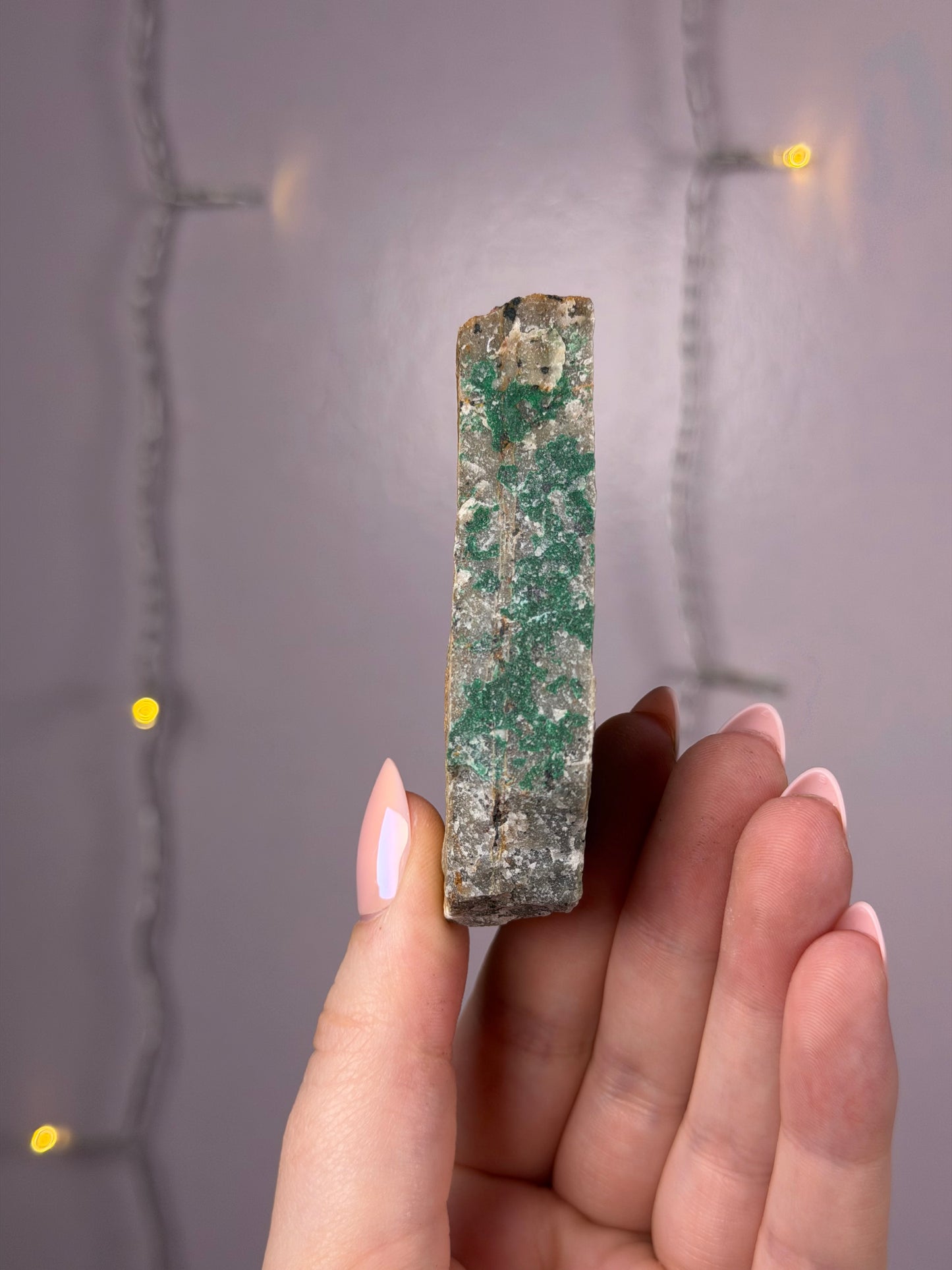 Cobalto Calcite x Malachite Specimen 20