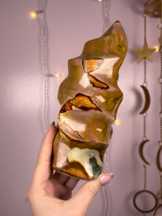 Statement Polychrome Jasper Flame