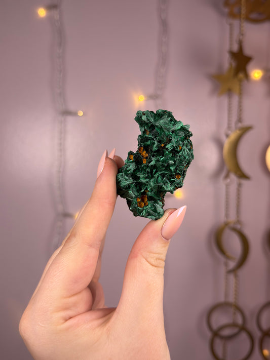 Fibrous Malachite Specimen 16