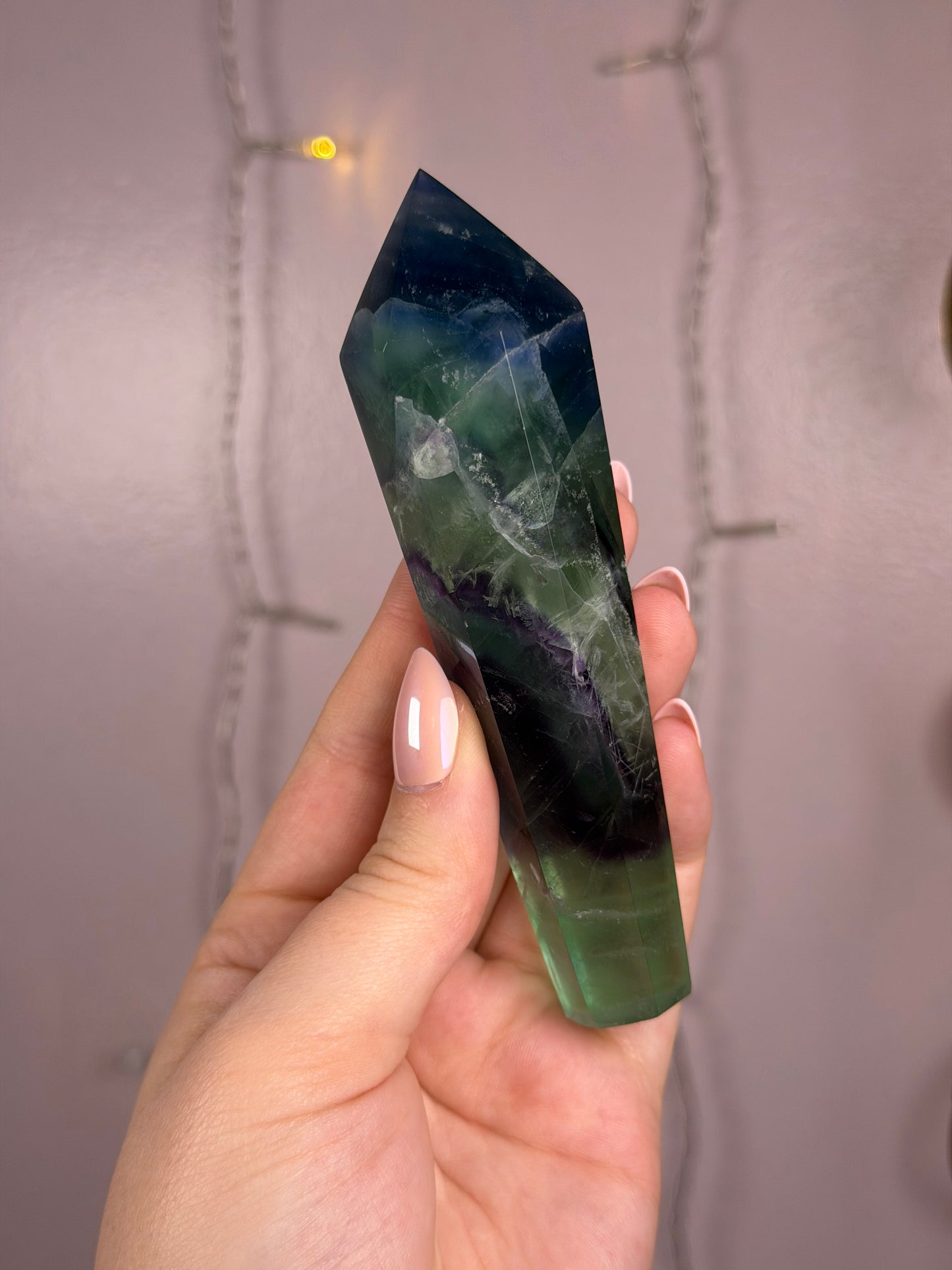 Fluorite Wand F (blue/green/purple)