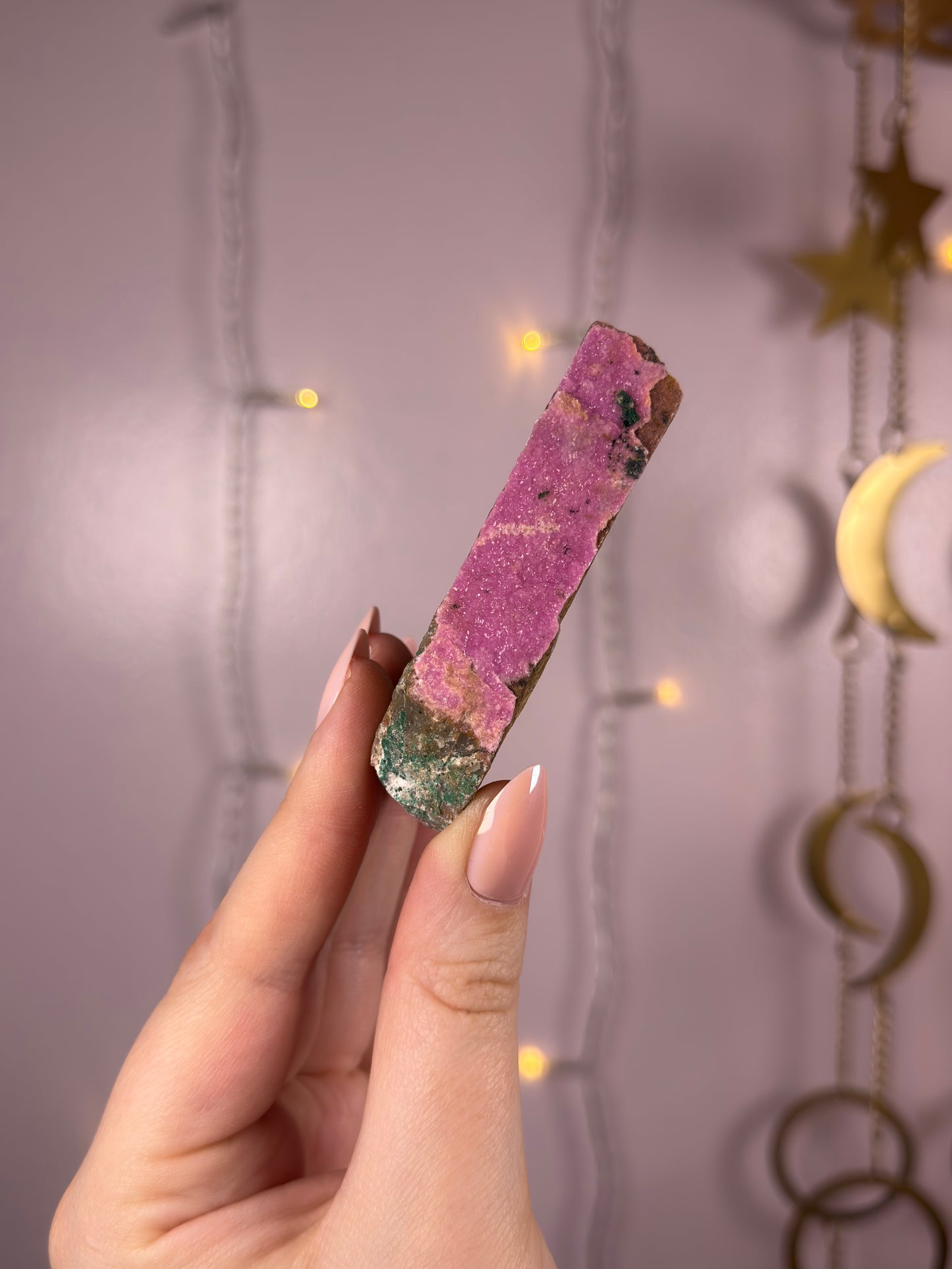 Cobalto Calcite x Malachite Specimen 20