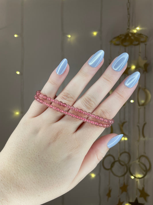 Strawberry Quartz Bracelet