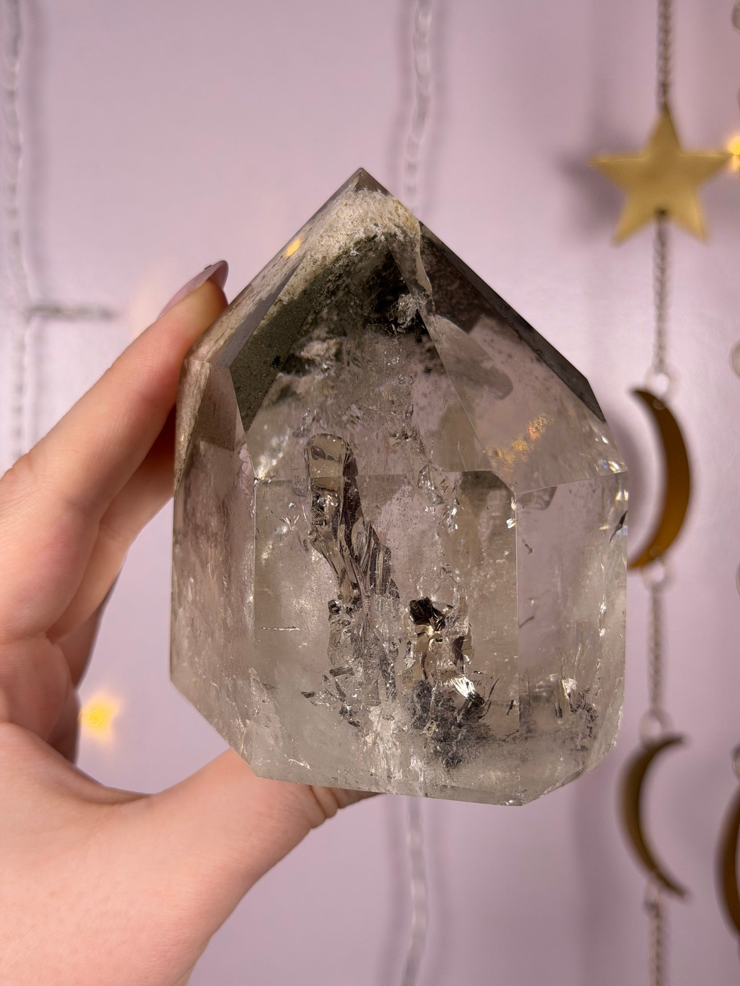 Statement Garden Quartz Tower